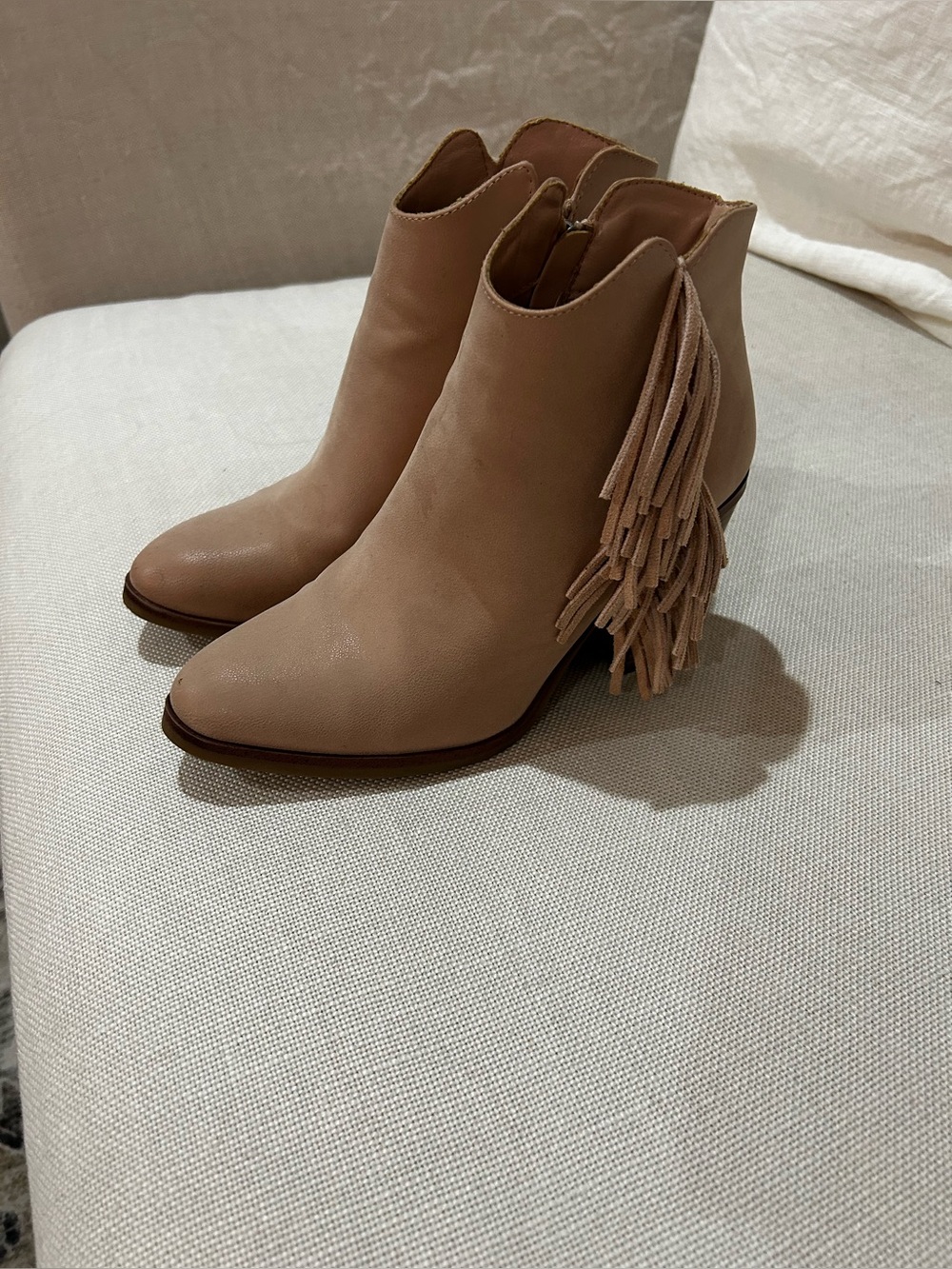 MIA Girl Women’s Avril Suede Fringe Ankle Boots